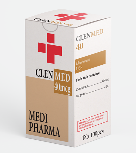 Medi Pharma Clenbuterolo (Clenmed 40) 100 compresse/40 mg/scheda