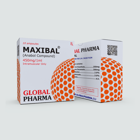 Composto anabolizzante Global Pharma (Nan.De, Test.En) (Maxibal) 10x1ml/450mg/ml