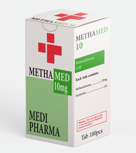 Medi Pharma Methandienone (Methamed 10) 100tabs/10mg/tab