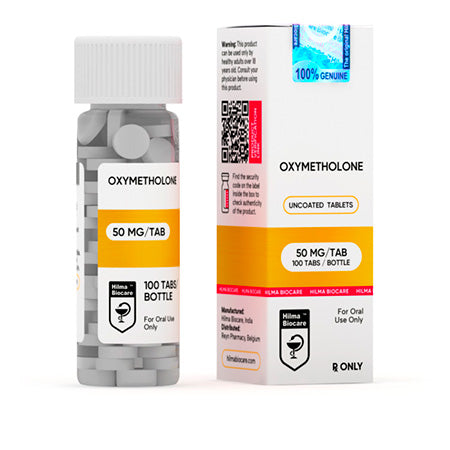 Hilma Biocare Oxymetholone 100tabs/50mg/tab