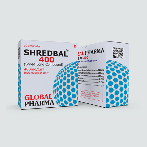 Global Pharma Shred Long Compound (Tren.En, Drost.En, Test.En) (Shredbal 400) 10x1ml/400mg/ml