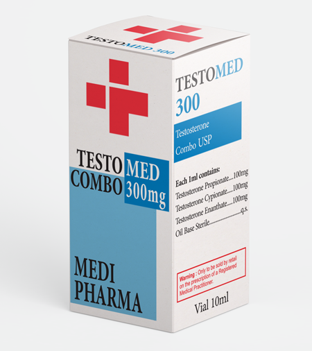 Medi Pharma Testosteronverbindung (Test.Pr, Test.Cy, Test.En) (Testomed Combo 300) 10ml/300mg/ml