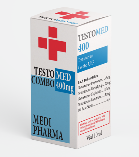 Medi Pharma Testosterone Compound (Test.Pr, Test.Cy, Test.En, Test.Ph) (Testomed Combo 400) 10ml/400mg/ml