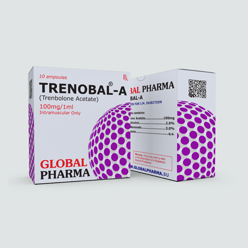 Global Pharma Trenbolone Acetate (Trenobal-A) 10x1ml/100mg/ml