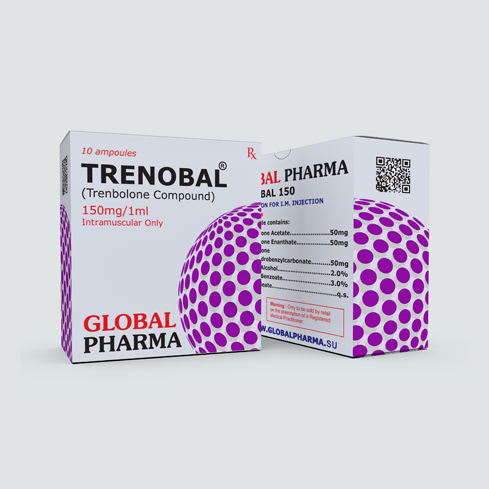 Composto di trenbolone Global Pharma (Tren.Ac, Tren. En, Tren.He) (Trenobal) 10x1ml/150mg/ml