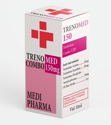 Medi Pharma Trenbolone Compound (Tren.Ac, Tren. En, Tren.He) (Trenbolone Combo 150) 10ml/150mg/ml
