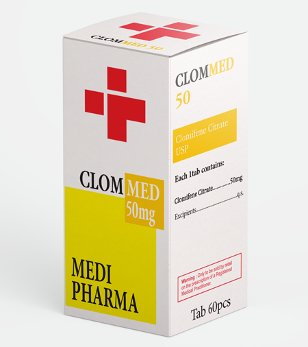 Medi Pharma Clomifen (Clommed 50) 60 Tabletten/50 mg/Tablette