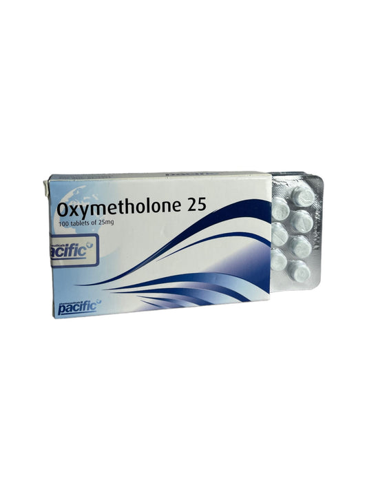 Pacific Oxymetholone 100tabs/25mg/tab