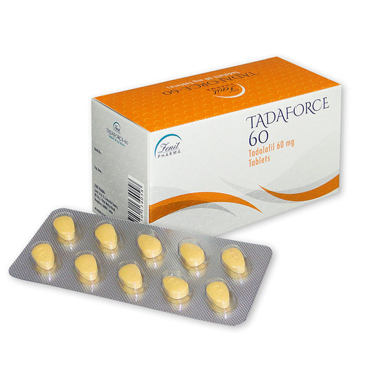 Zenith Pharma Tadaforce 60 (Tadalafil) 10tabs/60mg/tab